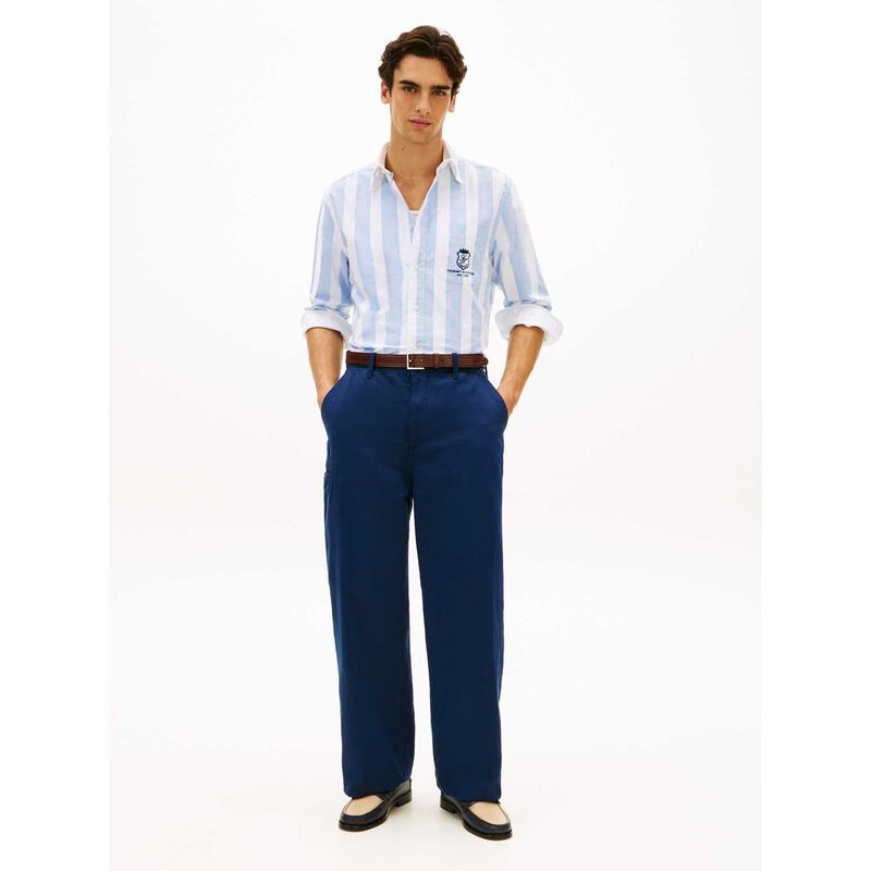 Tommy Hilfiger Classic Fit Crest Embroidery Oxford Shirt image number 3